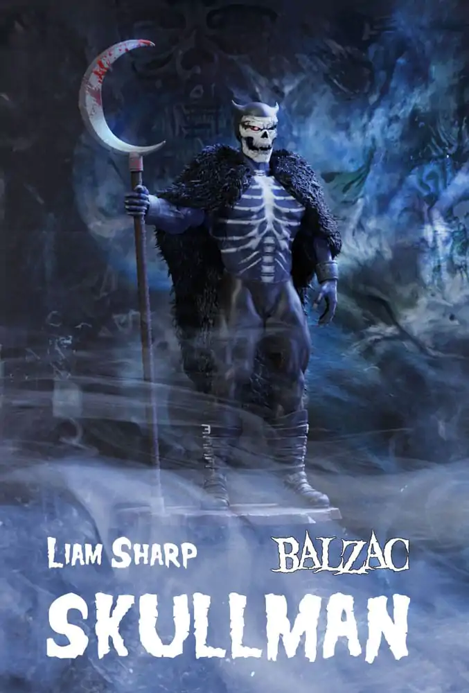 Balzac/Liam Sharp Statuie din rășină 1/12 Bărbat cu craniu barbar 17 cm poza produsului