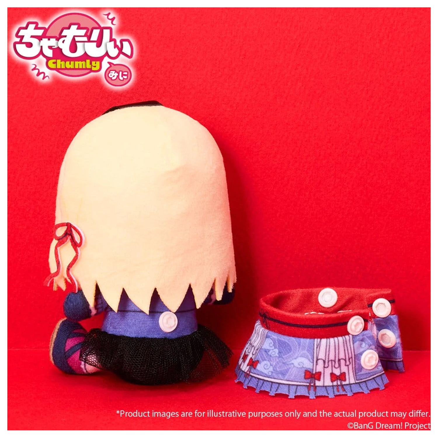 BanG Dream! Chamuri Mini Jucarie de plus Breloc Ave Mujica Senbi Toryo Ver. Amoris 10 cm poza produsului