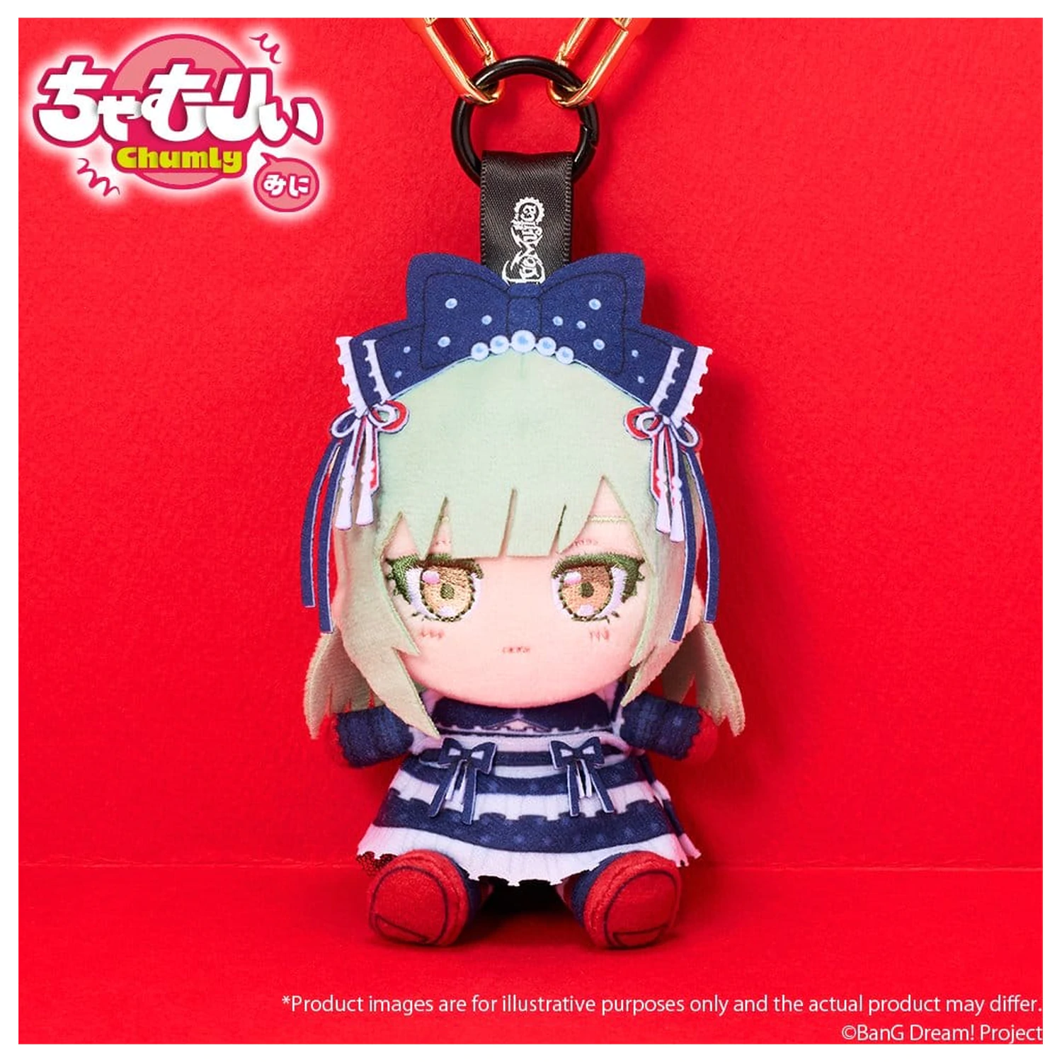 BanG Dream! Chamuri Mini Jucărie de pluș breloc Ave Mujica Senbi Toryo Ver. Mortis 10 cm poza produsului