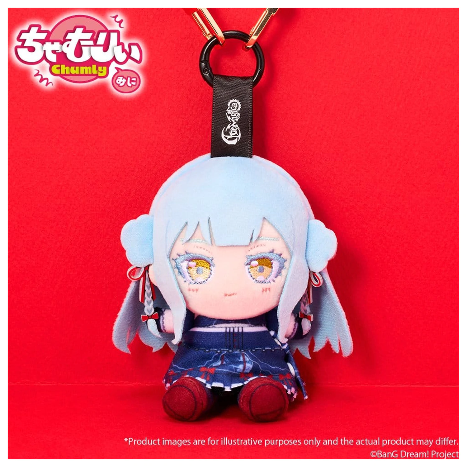 BanG Dream! Chamuri Mini jucarie de plus breloc Ave Mujica Senbi Toryo Ver. Oblivionis 10 cm poza produsului