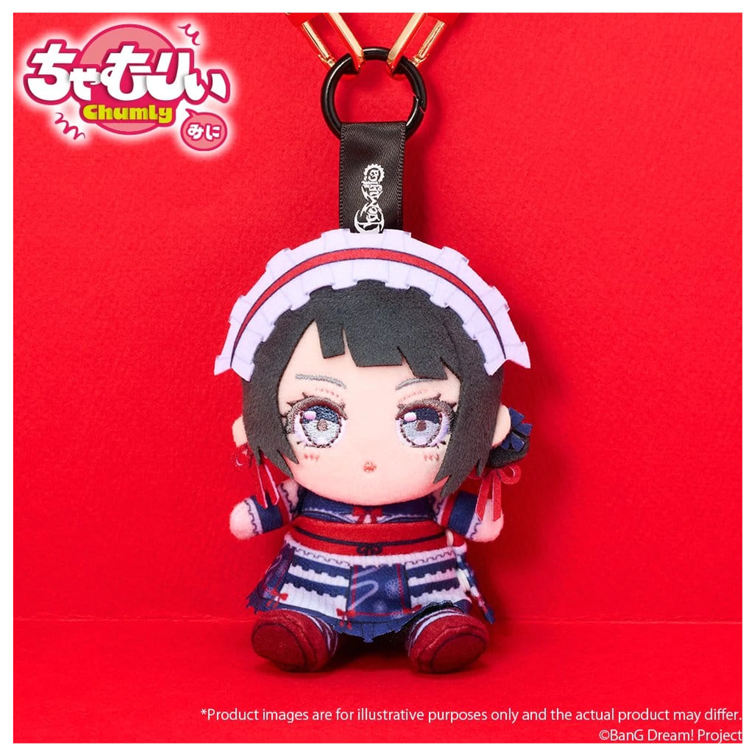 BanG Dream! Chamuri Mini Jucarie de plus Breloc Ave Mujica Senbi Toryo Ver. Timoris 10 cm poza produsului