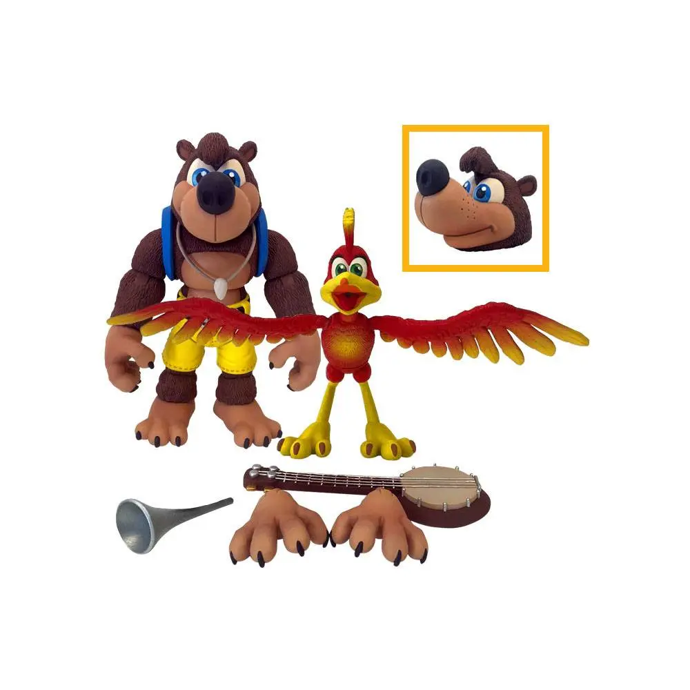 Figurine de acțiune Banjo-Kazooie set de 2 Banjo & Kazooie 27 cm poza produsului