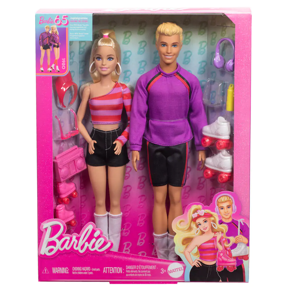 Barbie pack 2 papusi Barbie si Ken Skaters poza produsului