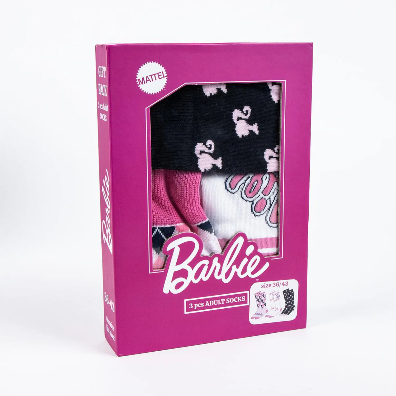Barbie pachet 3 perechi șosete adult poza produsului