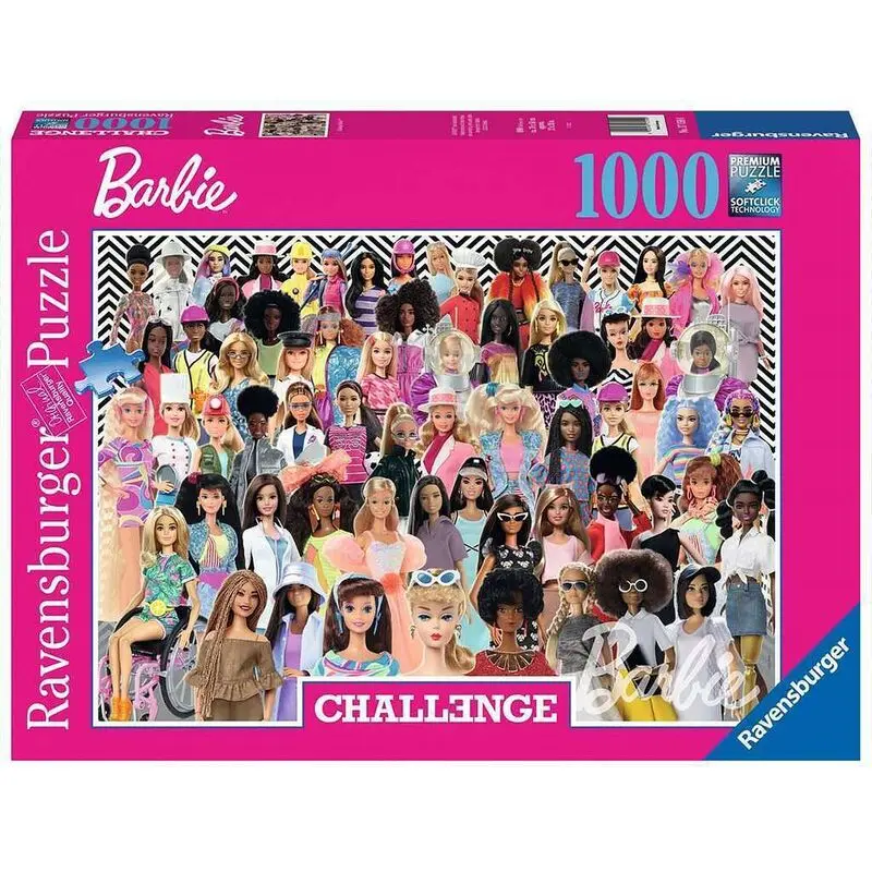 Barbie Challenge puzzle 1000 piese poza produsului