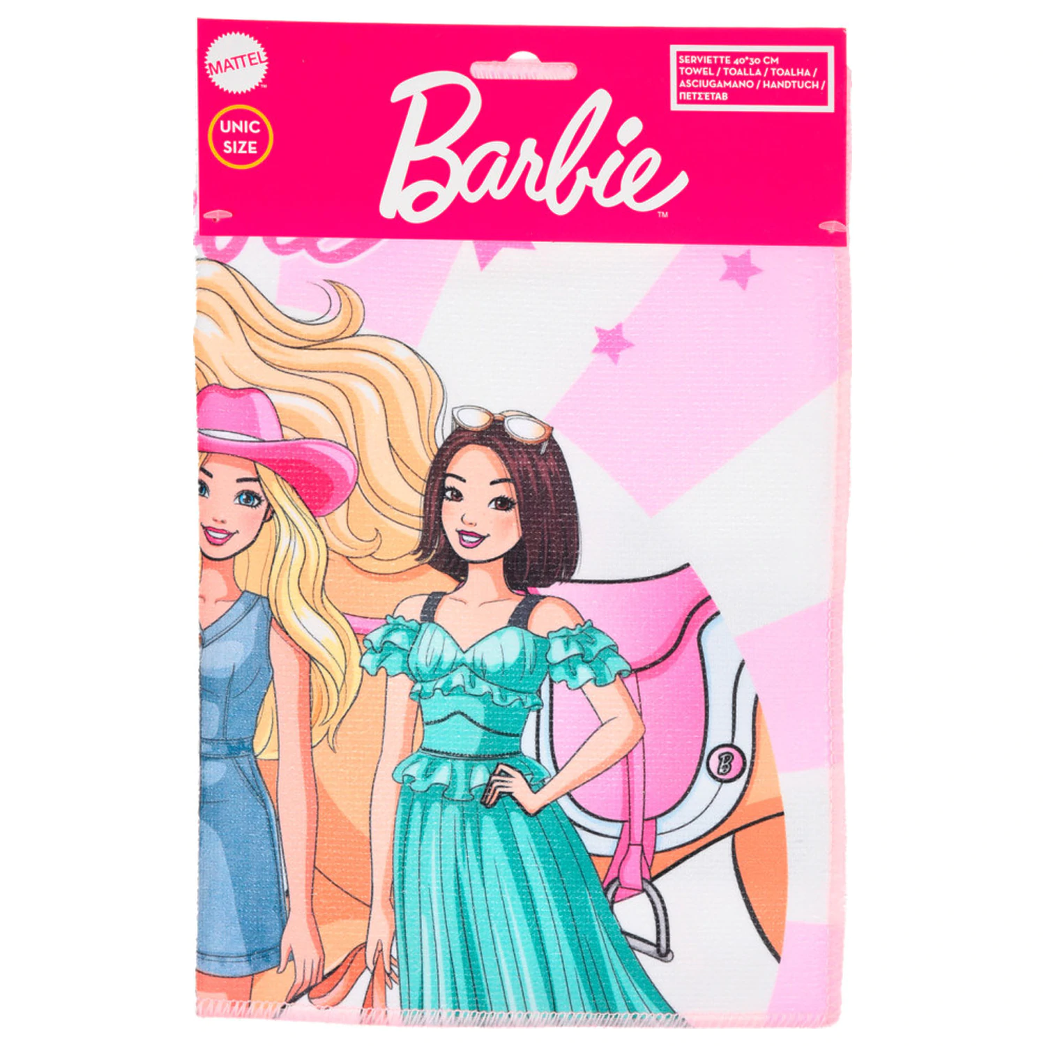 Barbie Country prosop de mana, fata si oaspeti 40x30 cm poza produsului