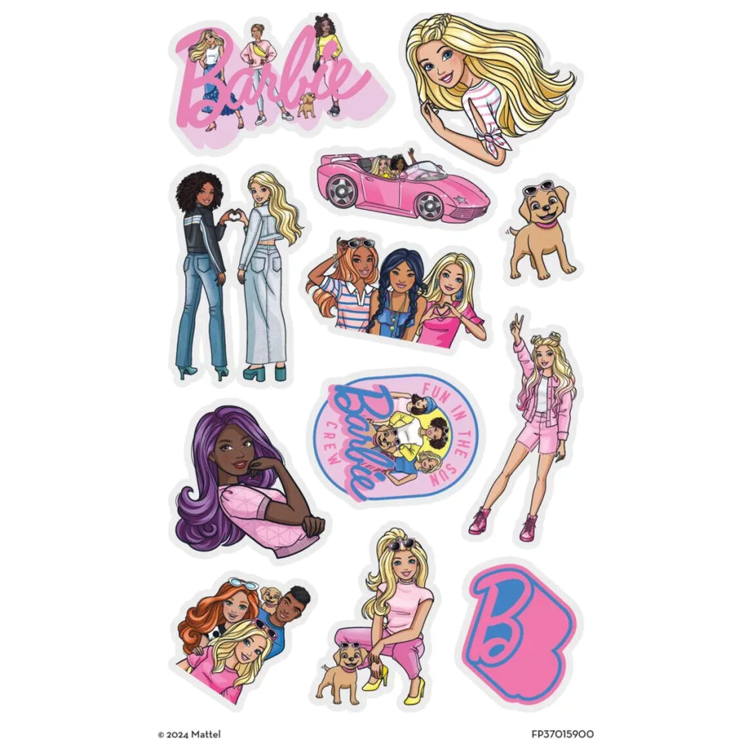 Barbie Crew tatuaje 12 piese poza produsului