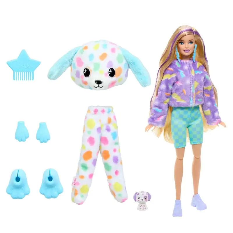 Barbie Cutie Reveal Dalmatian Dreams of colour păpușă poza produsului