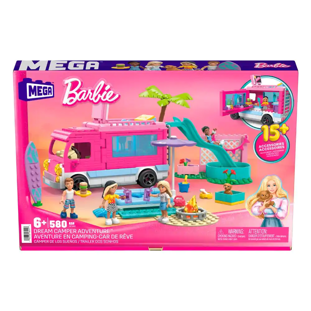 Barbie MEGA Set de construcție Aventură cu autorulota de vis poza produsului