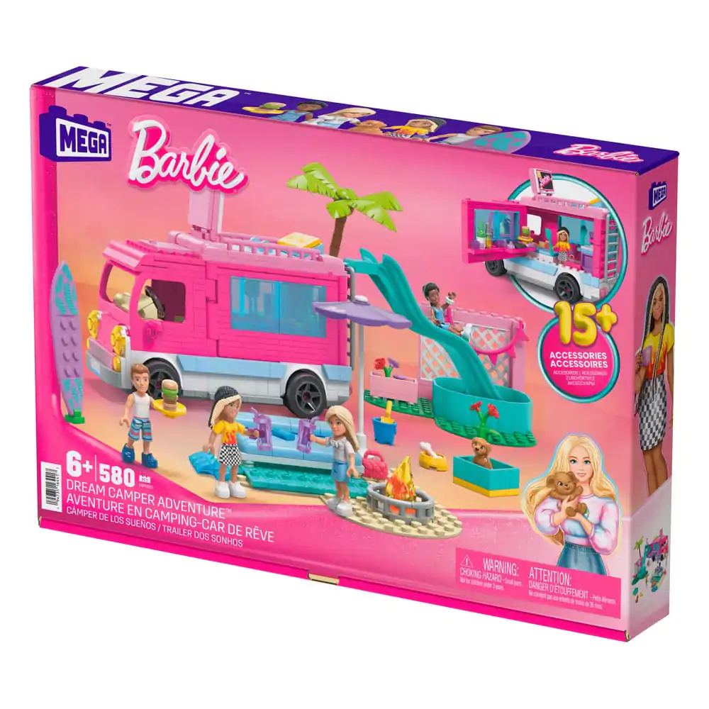 Barbie MEGA Set de construcție Aventură cu autorulota de vis poza produsului