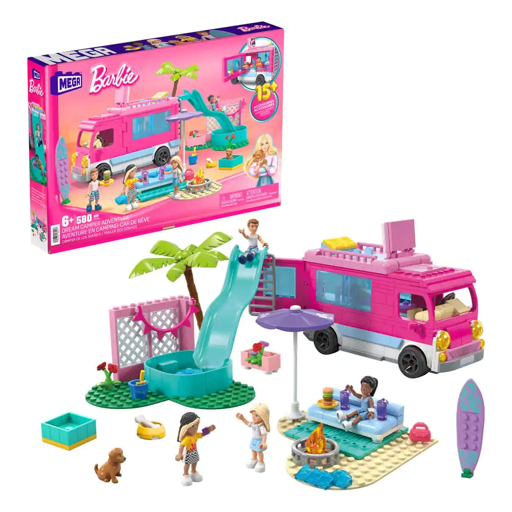 Barbie MEGA Set de construcție Aventură cu autorulota de vis poza produsului