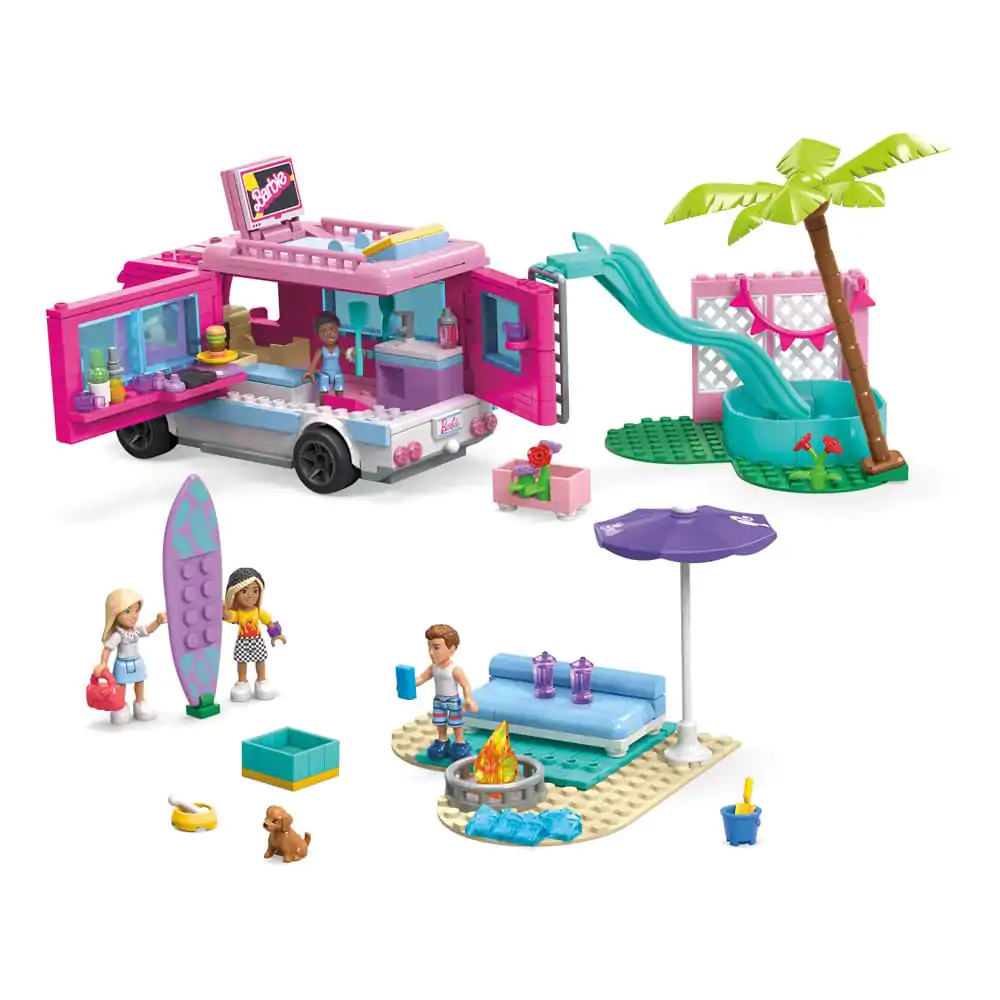 Barbie MEGA Set de construcție Aventură cu autorulota de vis poza produsului