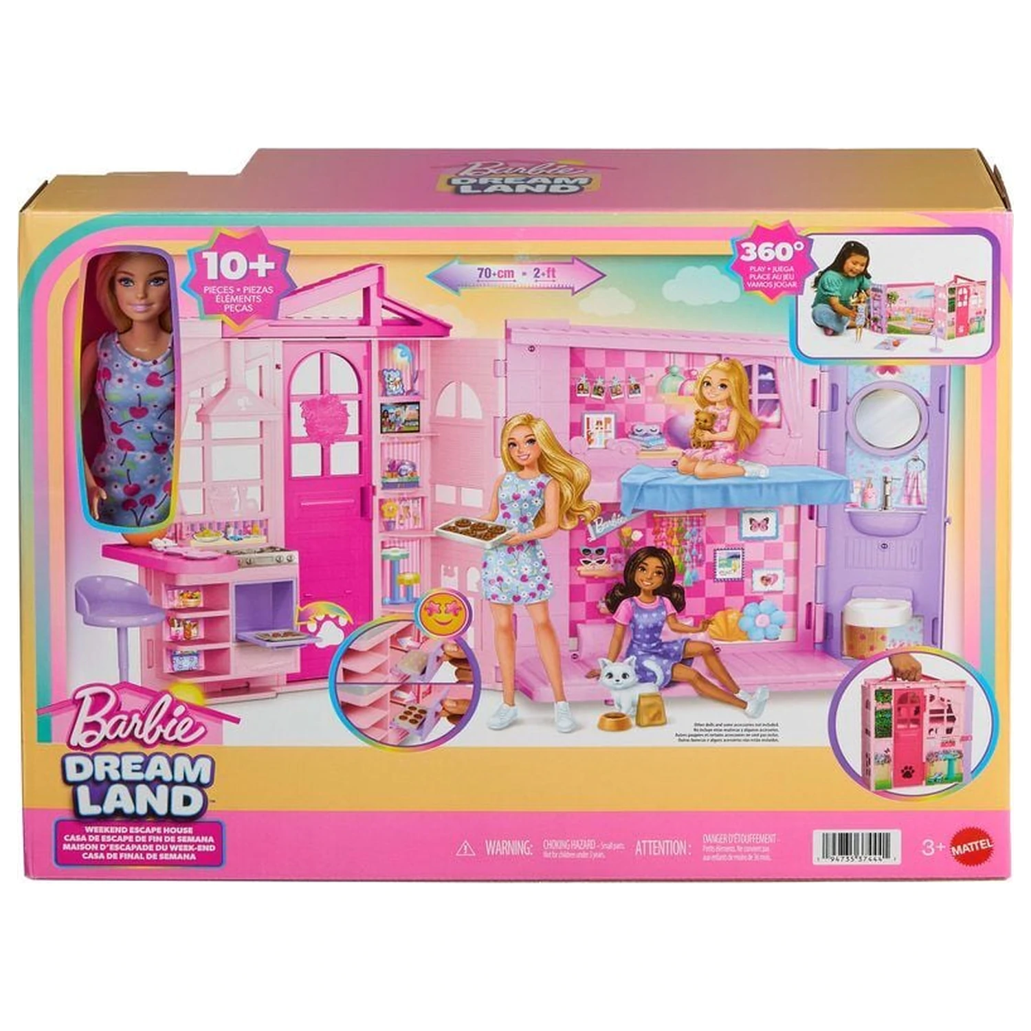 Barbie Dream Land Getaway House papusa poza produsului