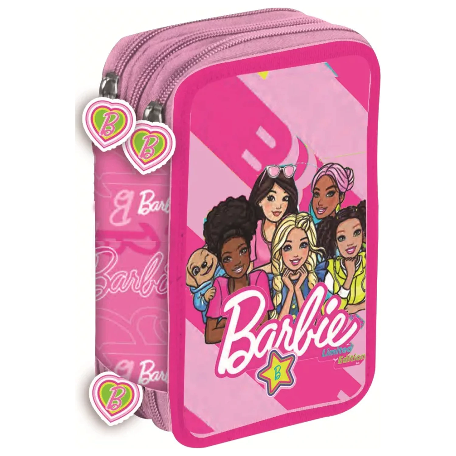 Barbie Dream Squad Penar Triplu Etajat Umplut poza produsului