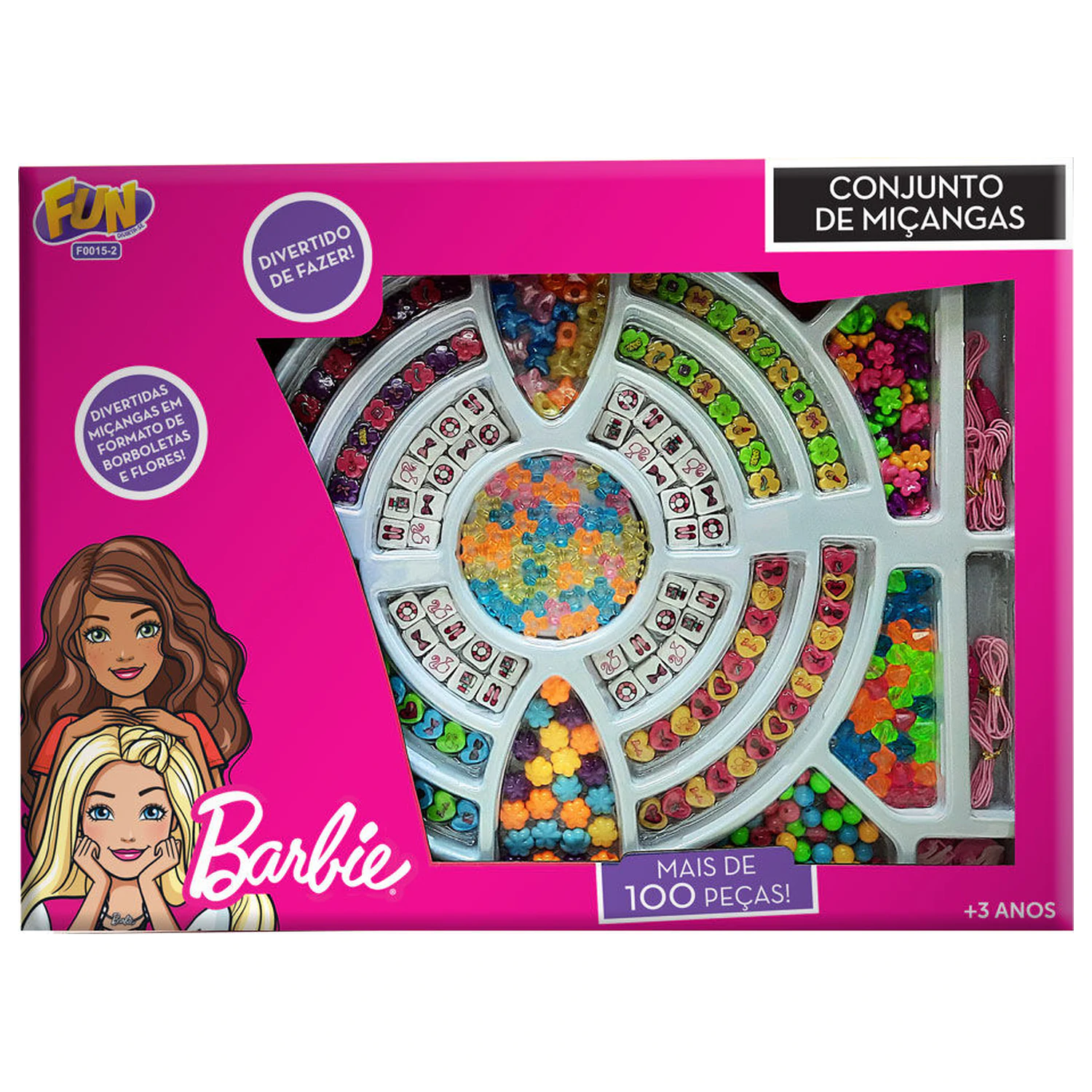 Barbie set cutie bijuterii 100 de bucăți poza produsului