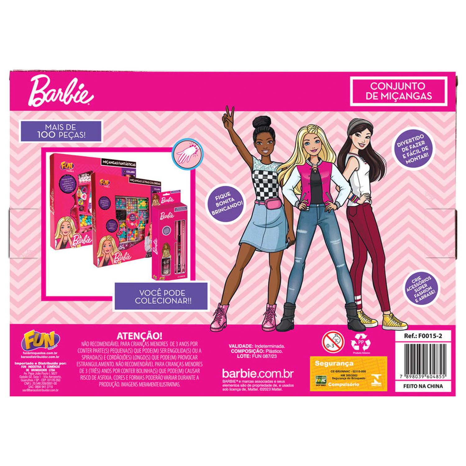 Barbie set cutie bijuterii 100 de bucăți poza produsului