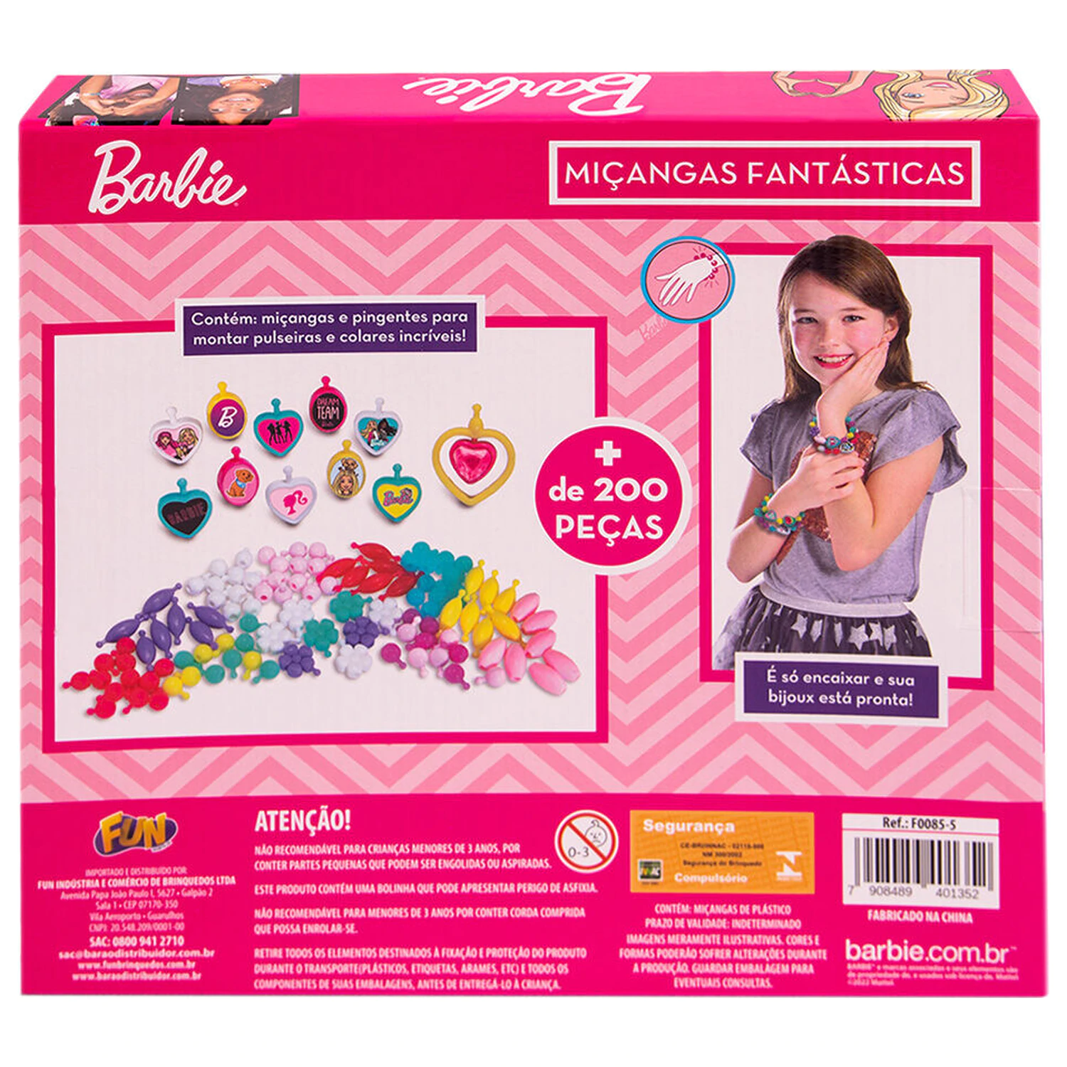 Barbie cutie set bijuterii 200 bucăți poza produsului