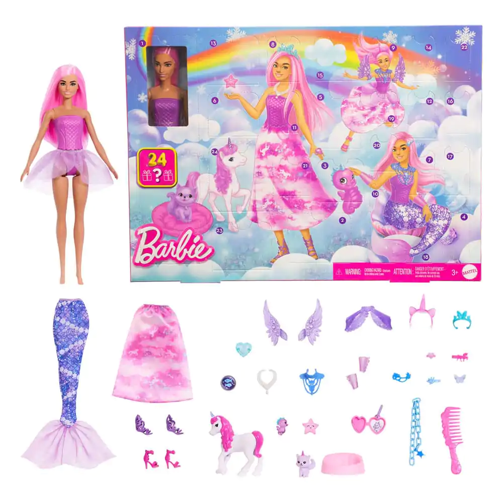 Barbie Calendar Advent cu Păpușă Fantasy poza produsului