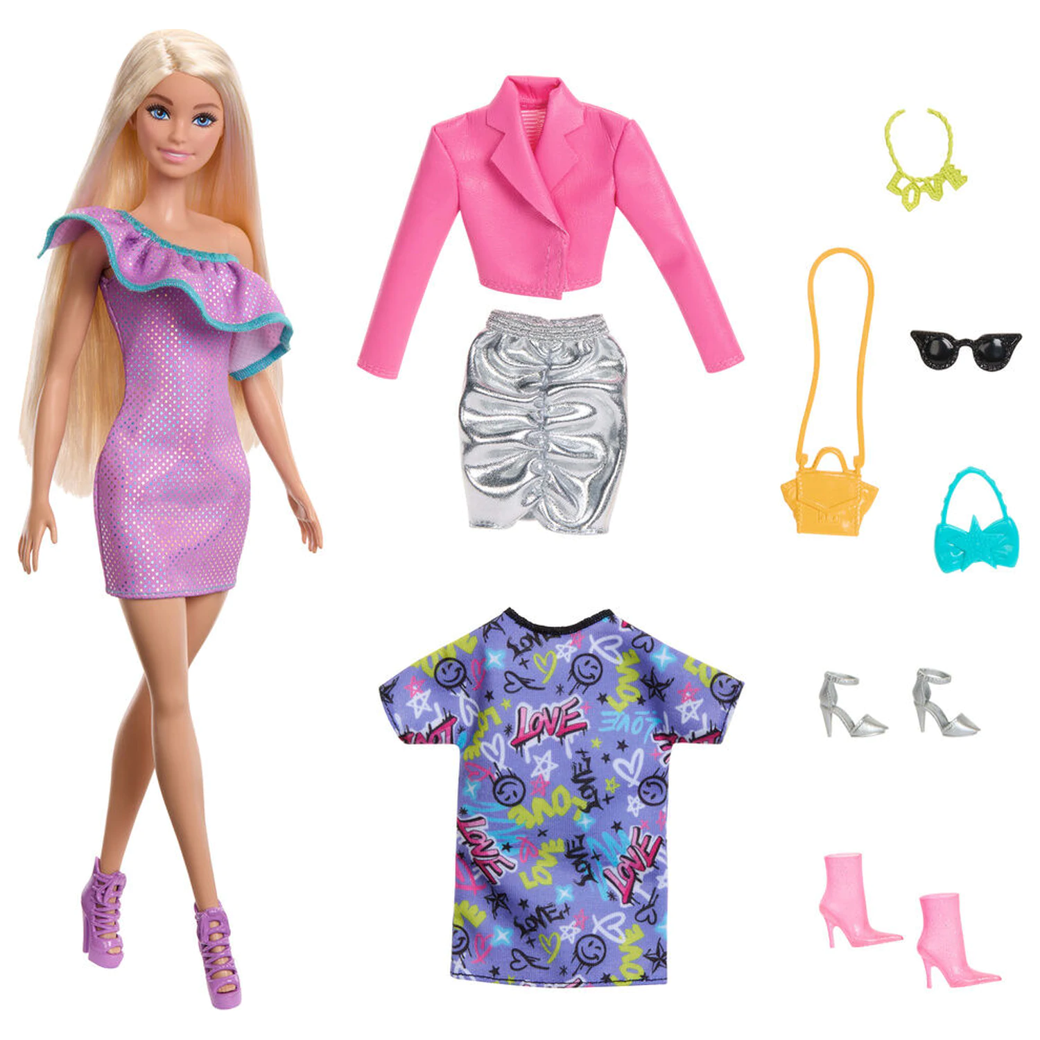 Papusa Barbie Fashionista poza produsului