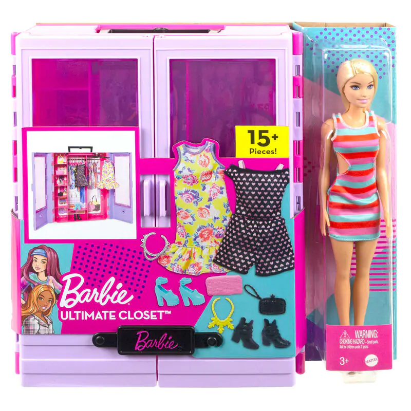 Barbie Fashionista Dulap Ultimate + păpușă poza produsului