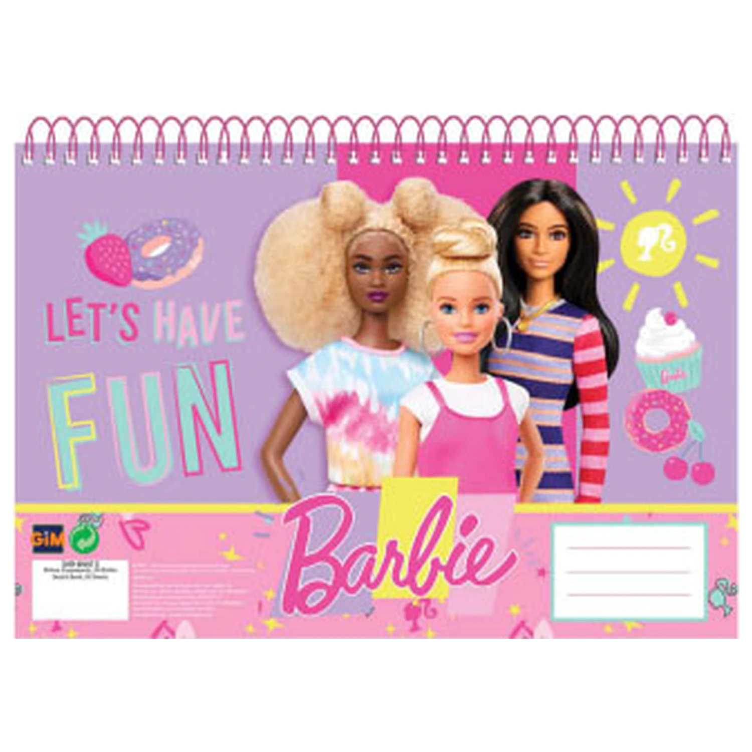 Barbie Happy Thoughts A/4 Caiet de schite spiralat, 30 de coli poza produsului