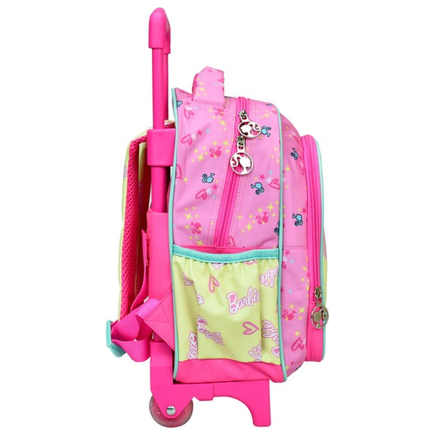 Barbie Happy Thoughts Rolling Preschool Backpack, geantă 30 cm poza produsului