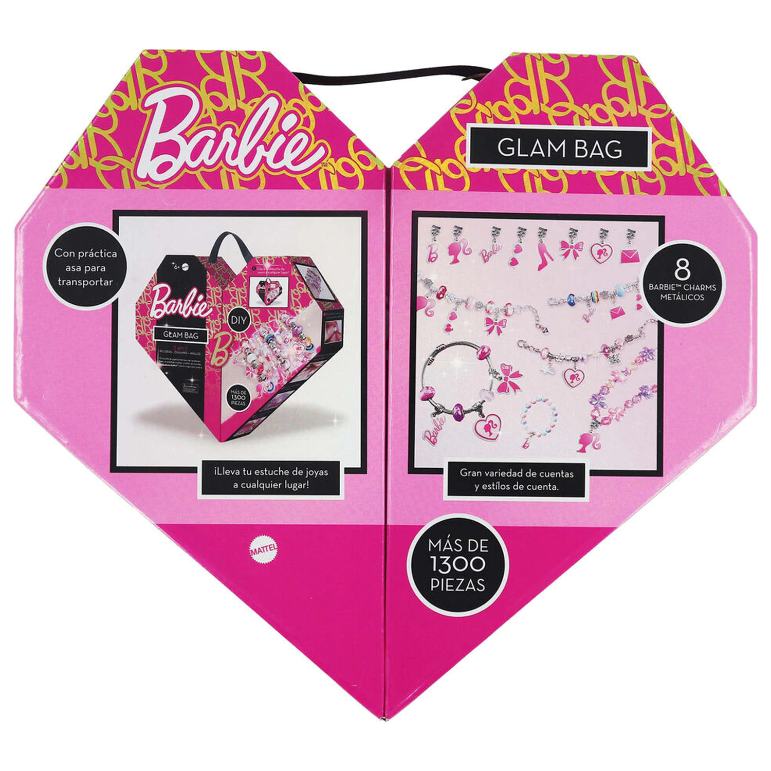Barbie heart jewellery box set poza produsului