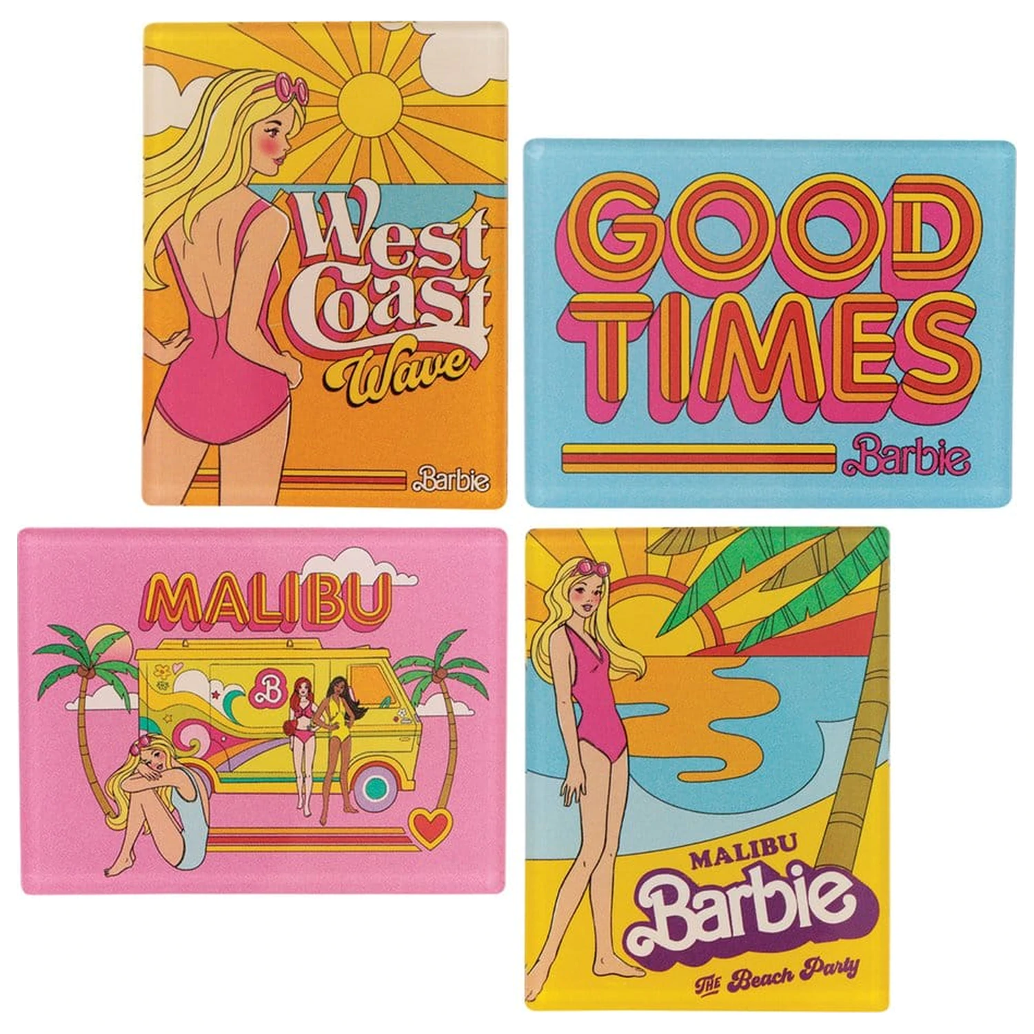 Set magnet Barbie Malibu Barbie poza produsului