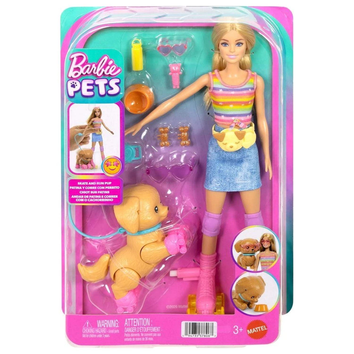 Papusa Barbie cu catelus poza produsului