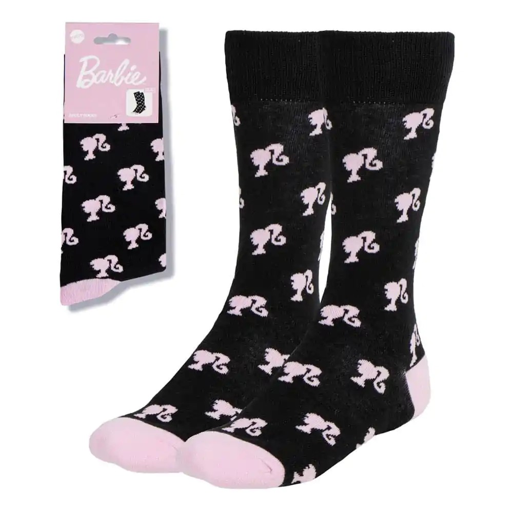 Șosete Barbie Logo Negru 36-43 poza produsului