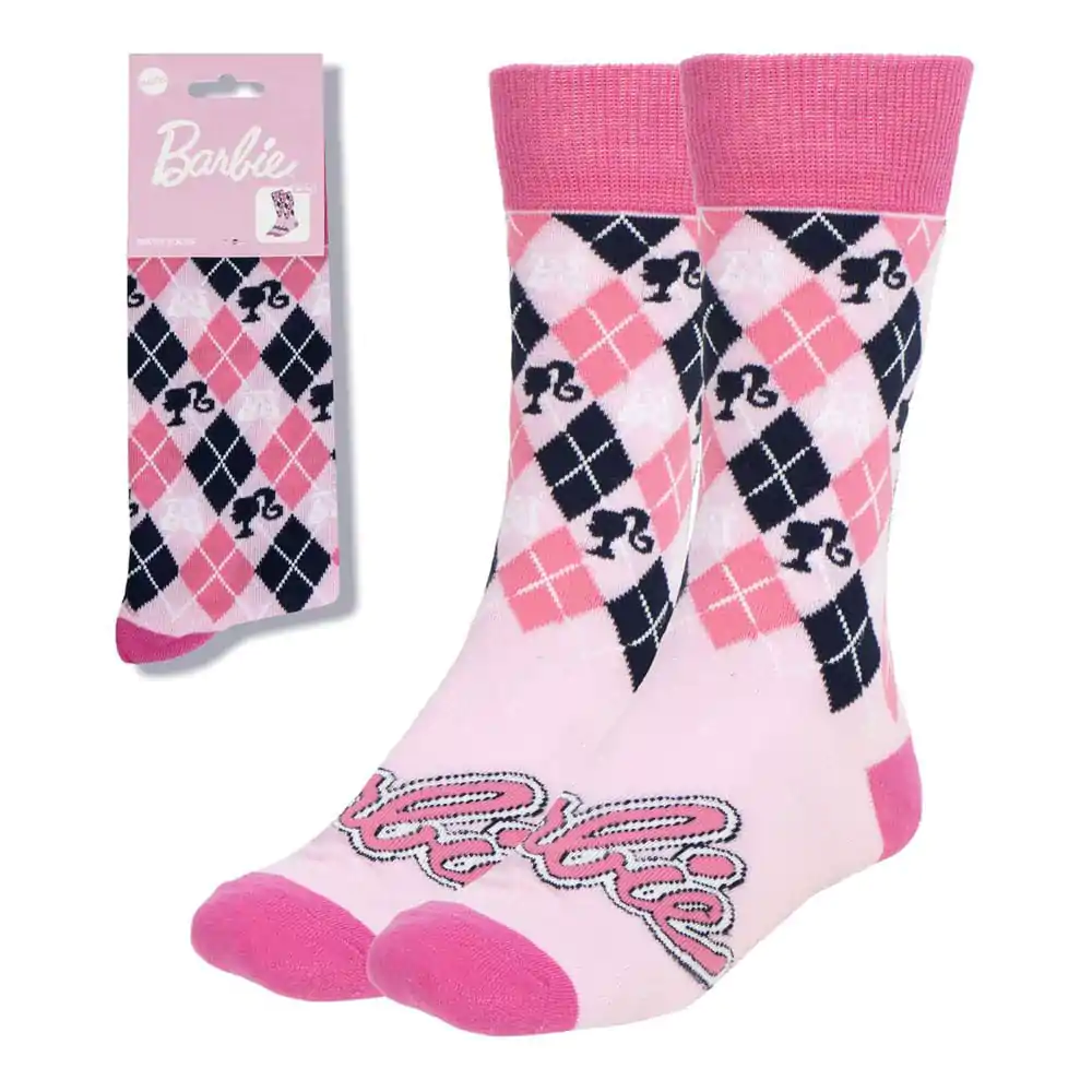 Șosete Barbie Logo Pink 36-43 poza produsului