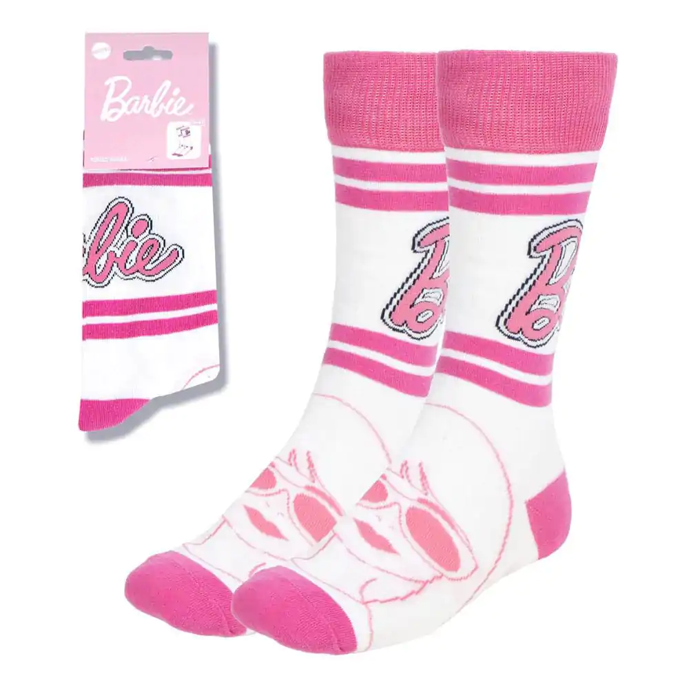 Barbie Șosete Logo White 36-43 poza produsului