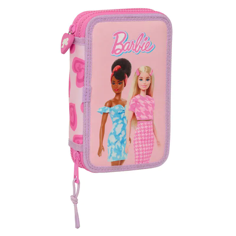 Barbie Love etui dublu pentru creioane 28 buc poza produsului