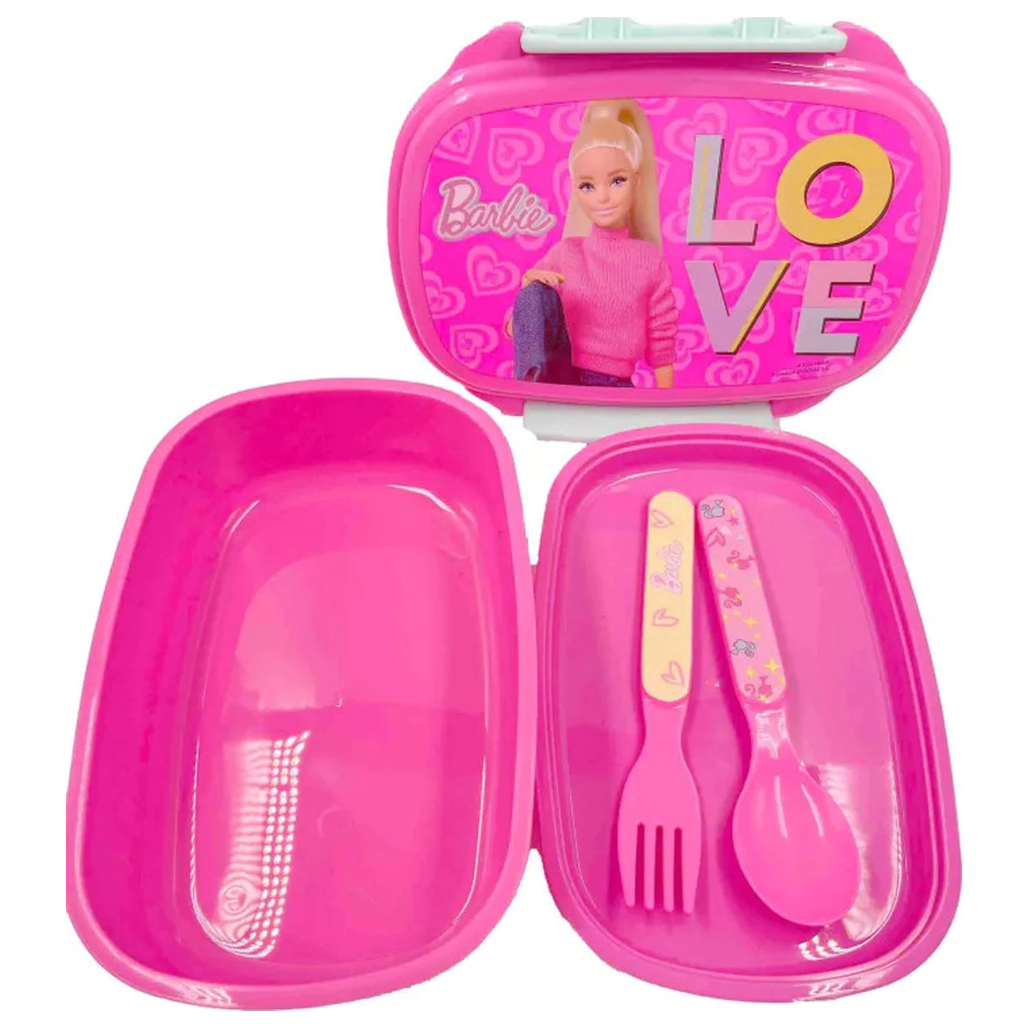 Barbie Love Cutie Sandwich cu tacamuri + set tacamuri poza produsului