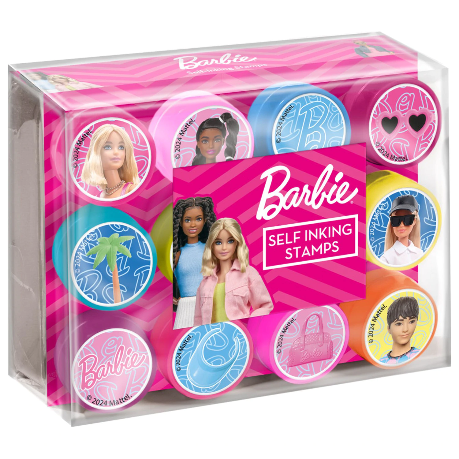 Barbie Malibu Stamper Set 12 buc poza produsului