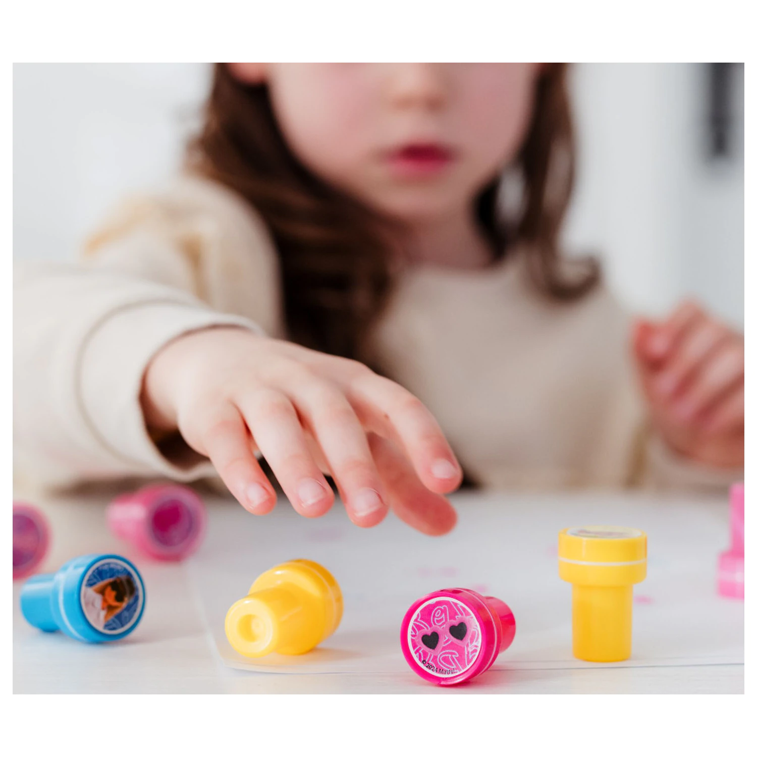 Barbie Malibu Stamper Set 12 buc poza produsului