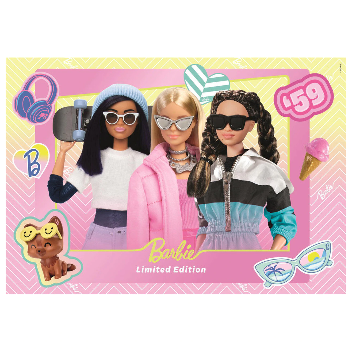 Barbie maxi puzzle 104 piese poza produsului