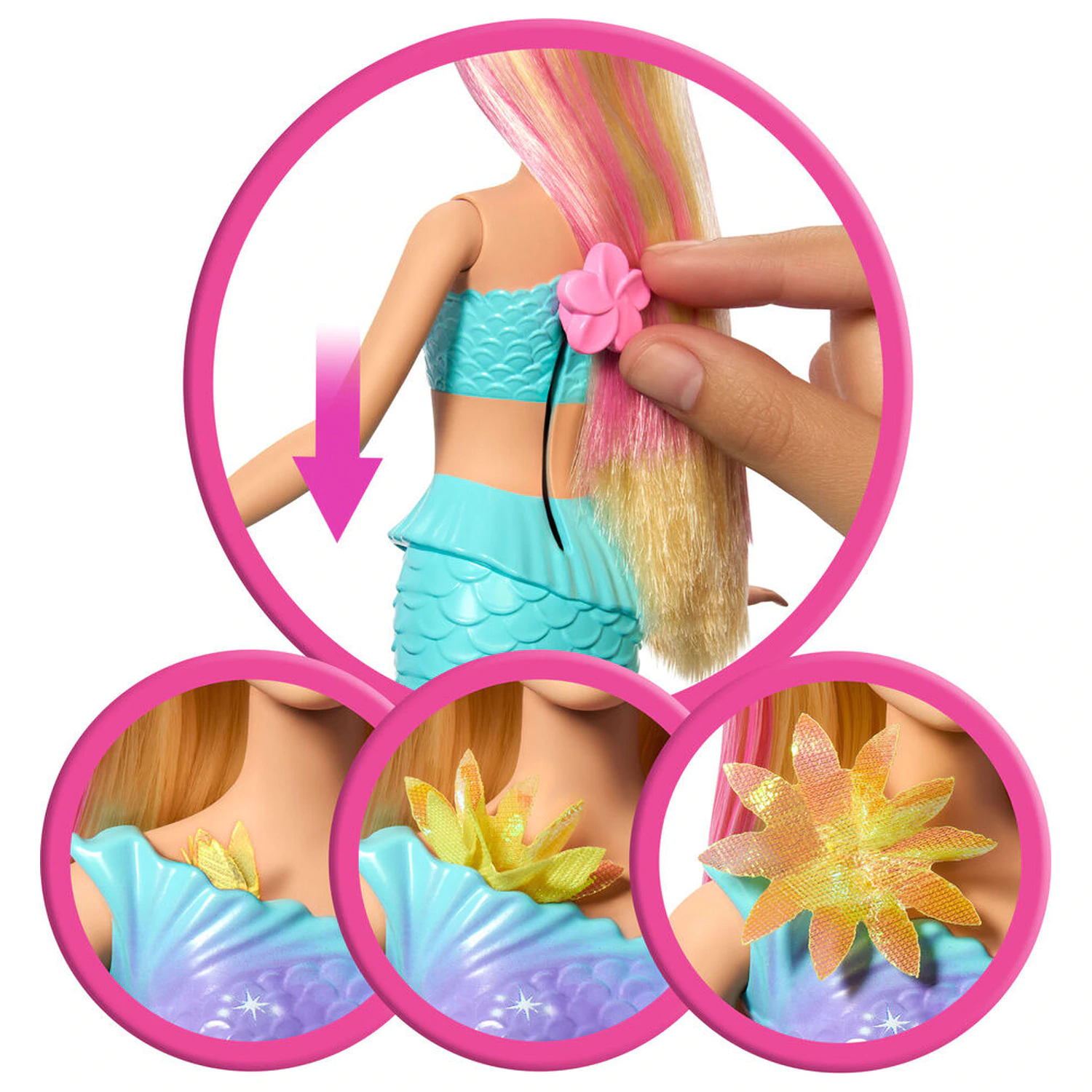 Păpușă Barbie Mermaid poza produsului