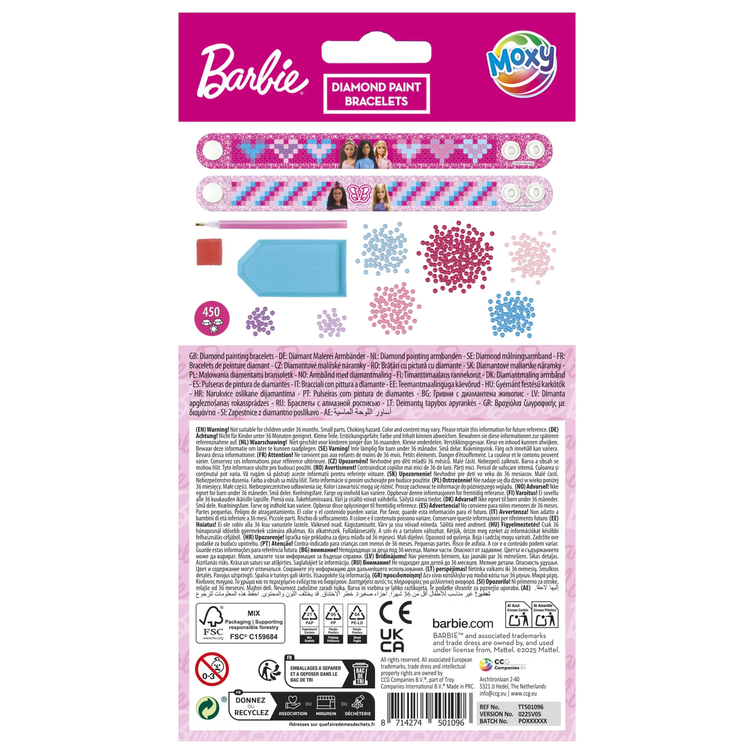 Barbie Moxy Diamond Dot Set Brățară 2 bucăți poza produsului