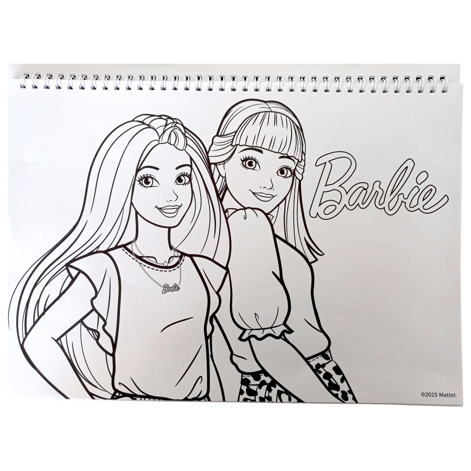 Barbie Paints A/4 Spiral Sketchbook 40 Foi cu Stickere poza produsului