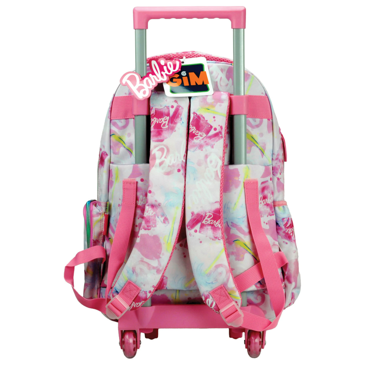 Barbie Paints Geanta de scoala rulanta, Geanta 46 cm poza produsului