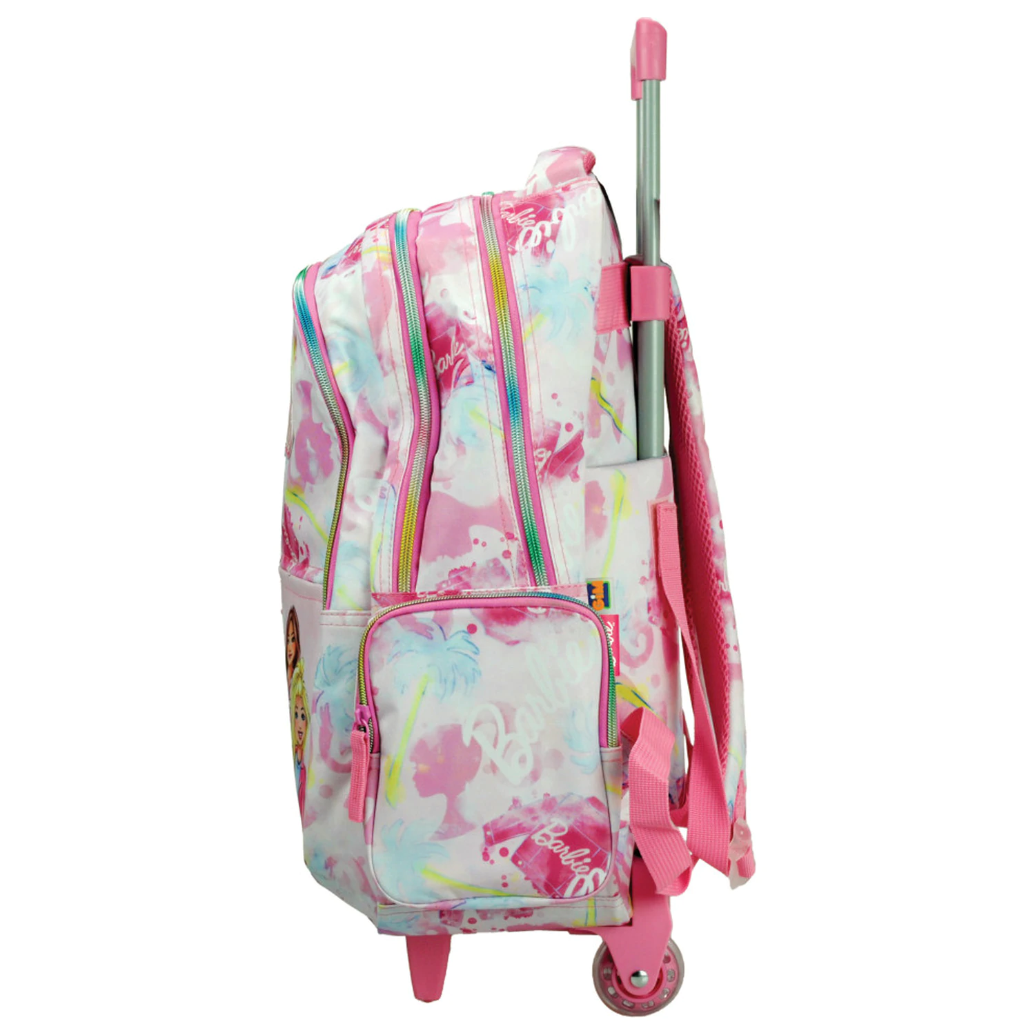 Barbie Paints Geanta de scoala rulanta, Geanta 46 cm poza produsului