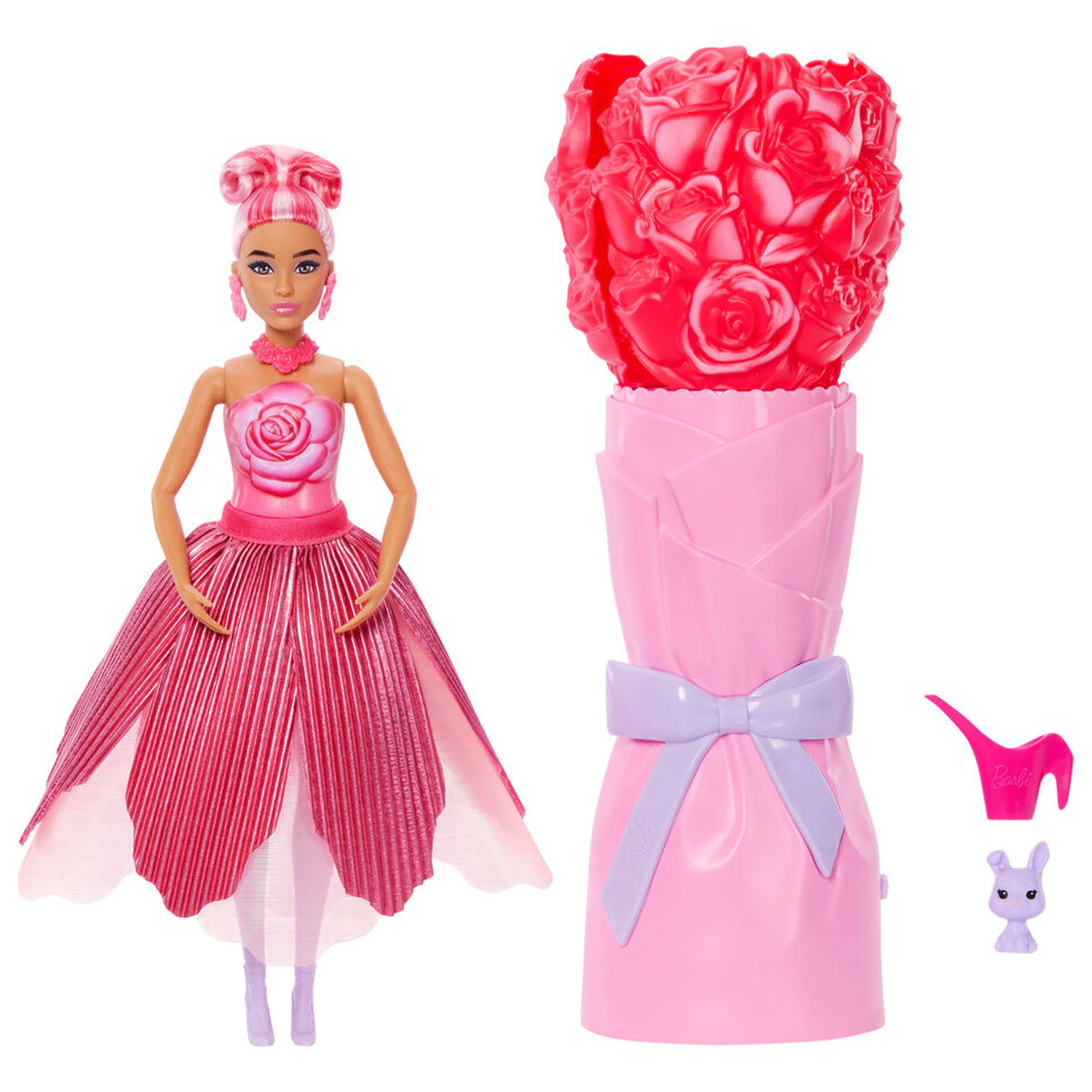 Barbie Petal Pop Red Rose papusa poza produsului