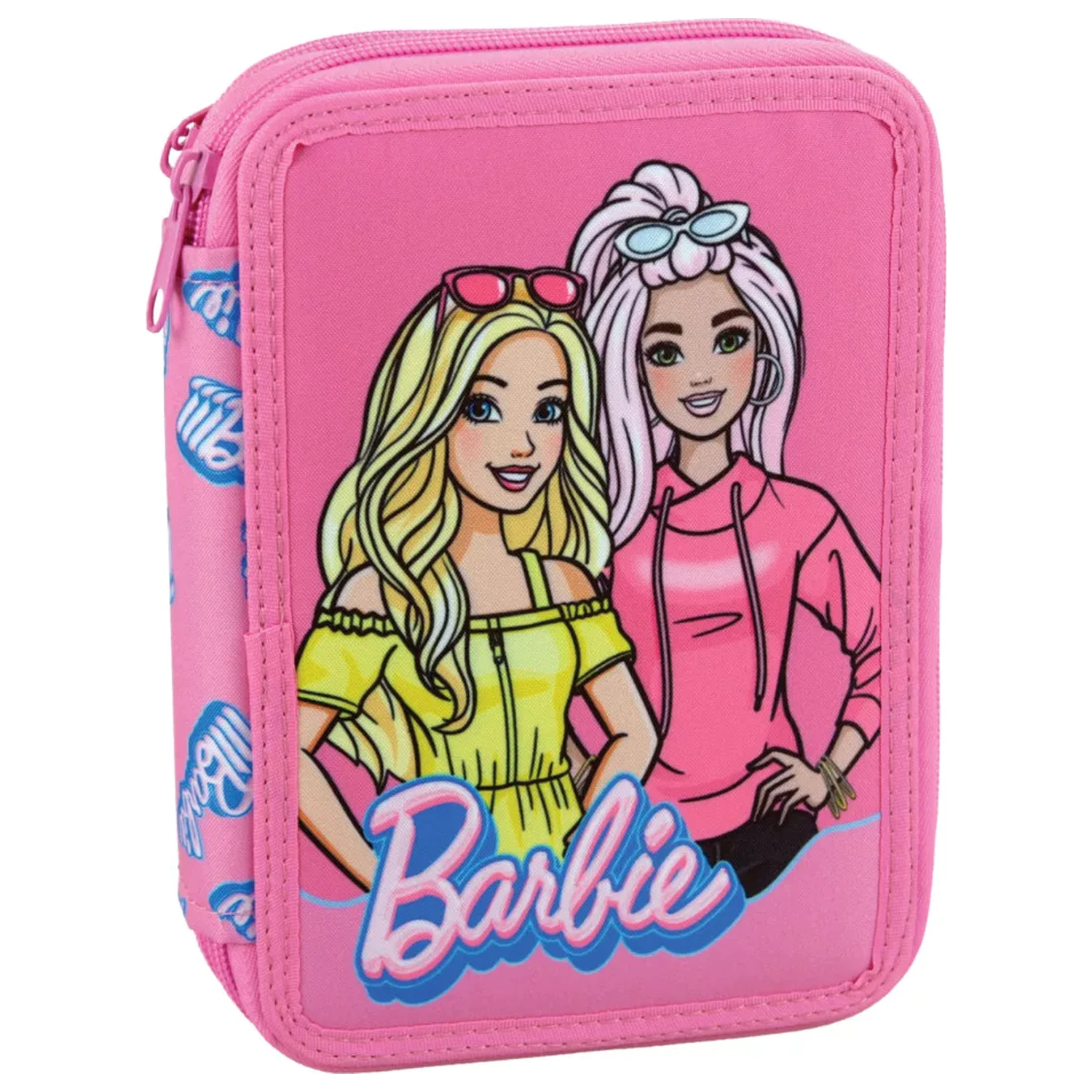 Barbie Pink Vibes penar cu 2 compartimente plin poza produsului