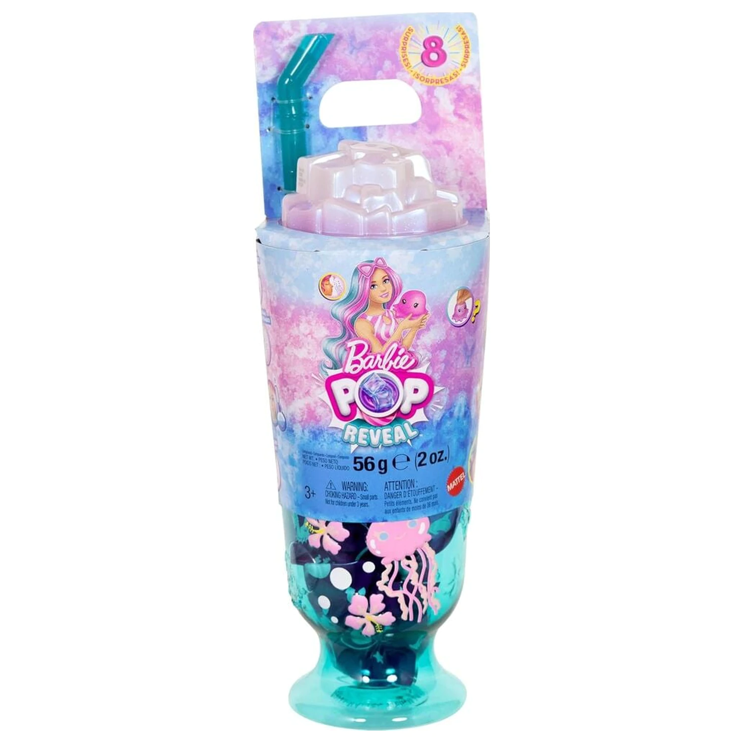Barbie Pop Reveal Sea Breeze Blue Cup păpușă poza produsului