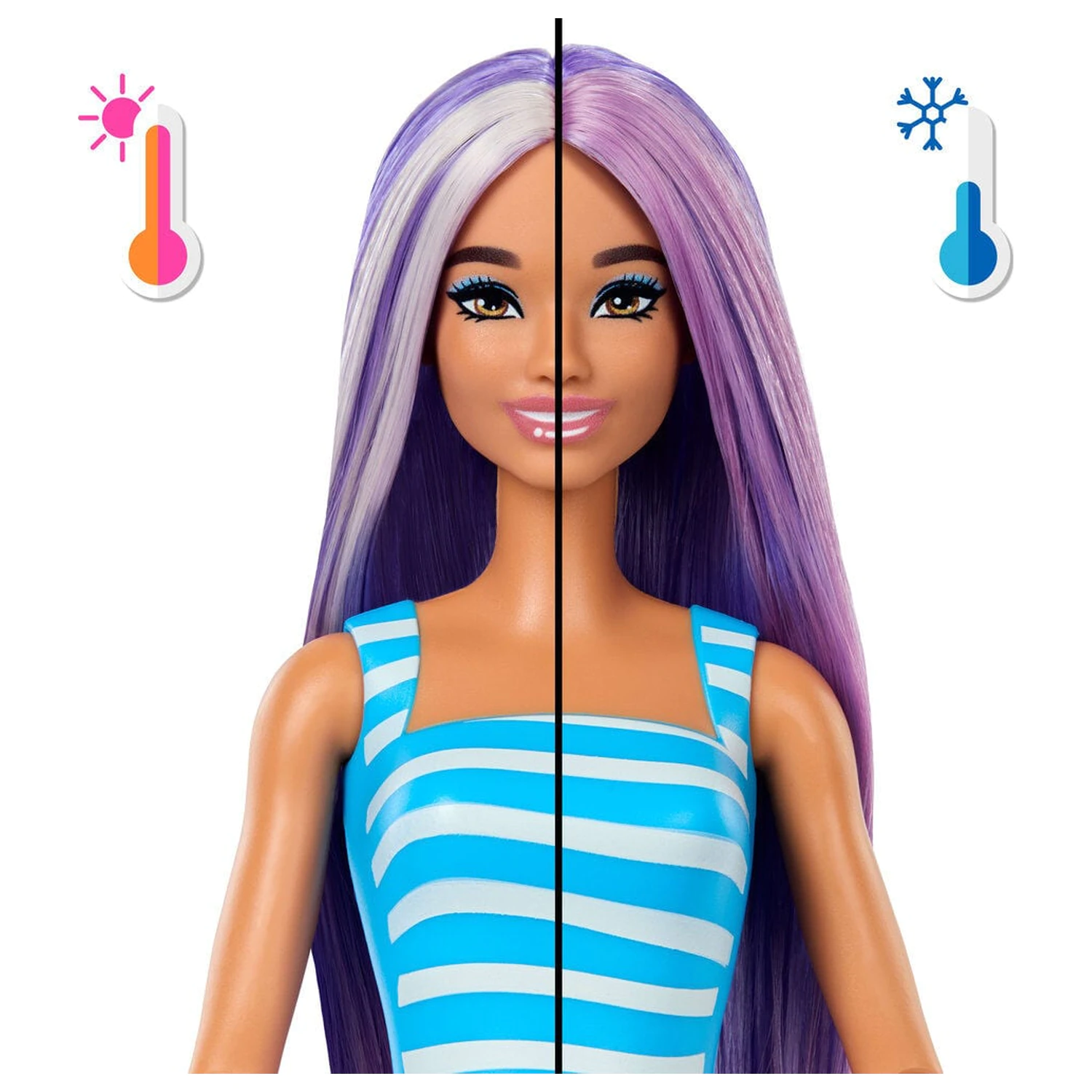 Papusa Barbie Pop Reveal Sea Breeze Purple poza produsului