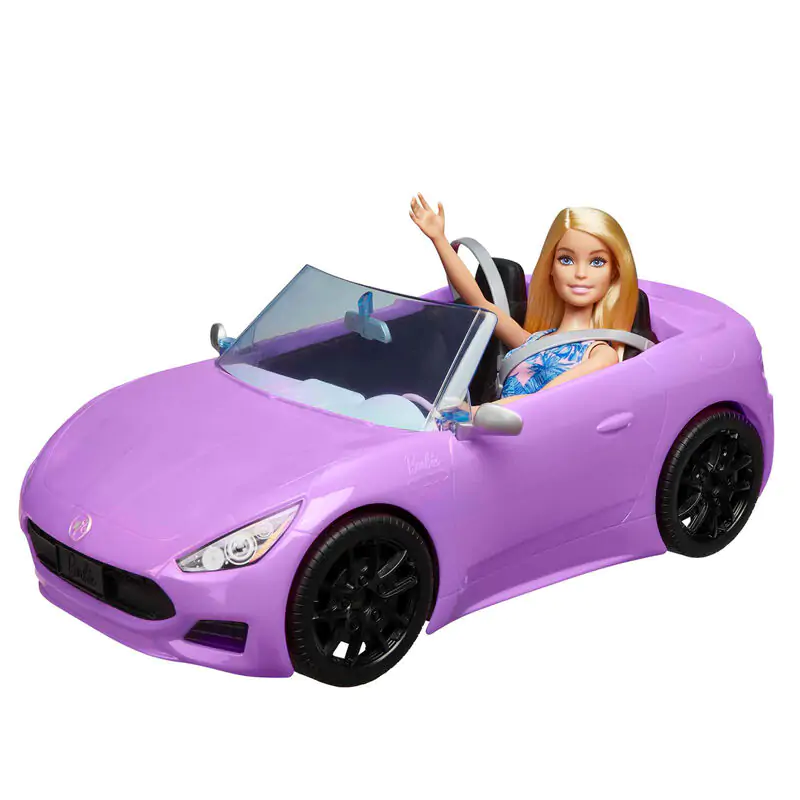 Barbie Purple Convertible + păpușă poza produsului