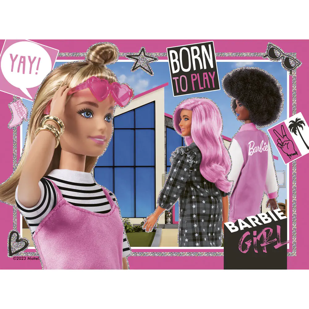 Barbie puzzle 12-16-20-24 piese poza produsului