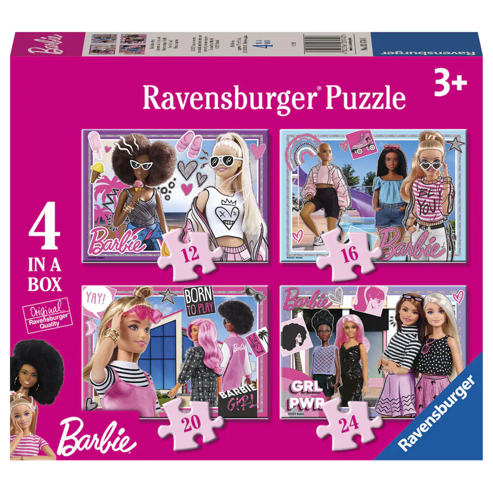 Barbie puzzle 12-16-20-24 piese poza produsului