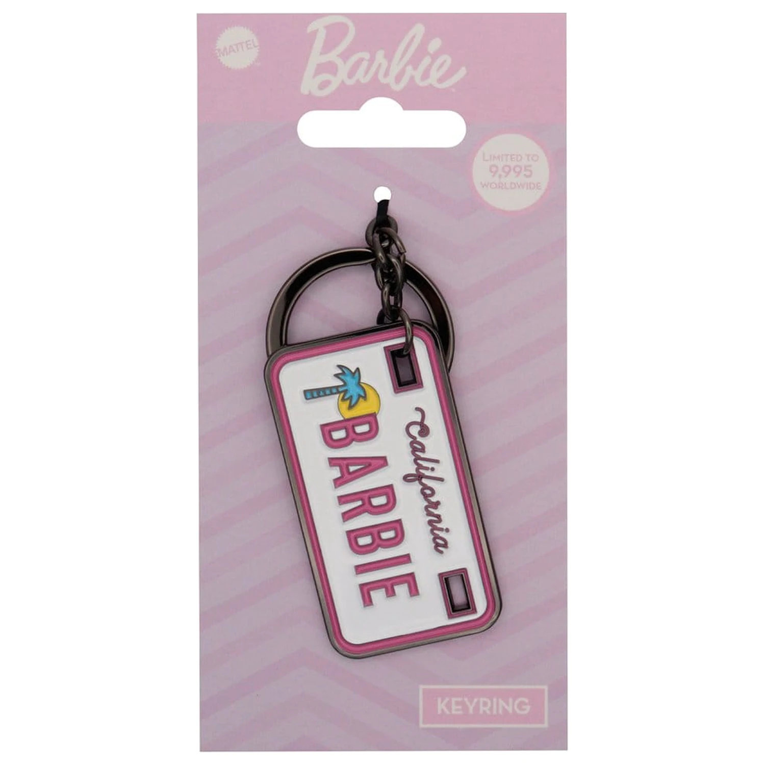 Barbie License Plate Keyring Limited Edition poza produsului